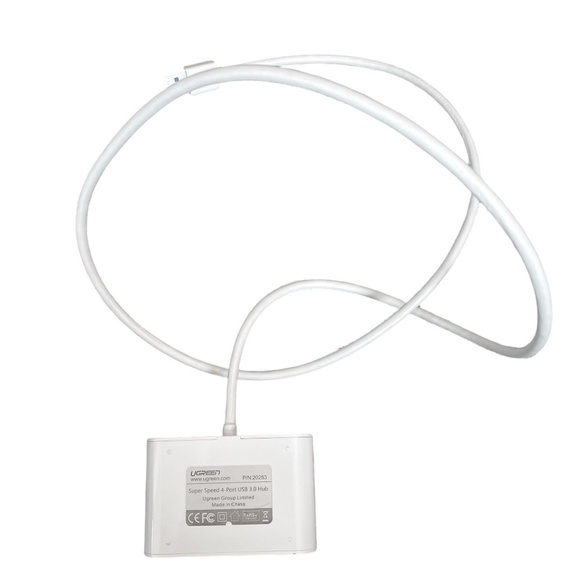 4 Port USB Hub White - Picture 3 of 9